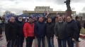 Сотрудники МЧС РК принимают участие в праздничных мероприятиях, приуроченных к 7–ой годовщины воссоединения Крыма с Россией