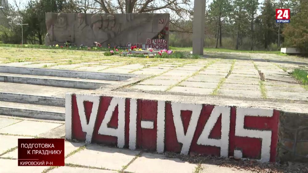 В Крыму благоустраивают мемориалы и памятники