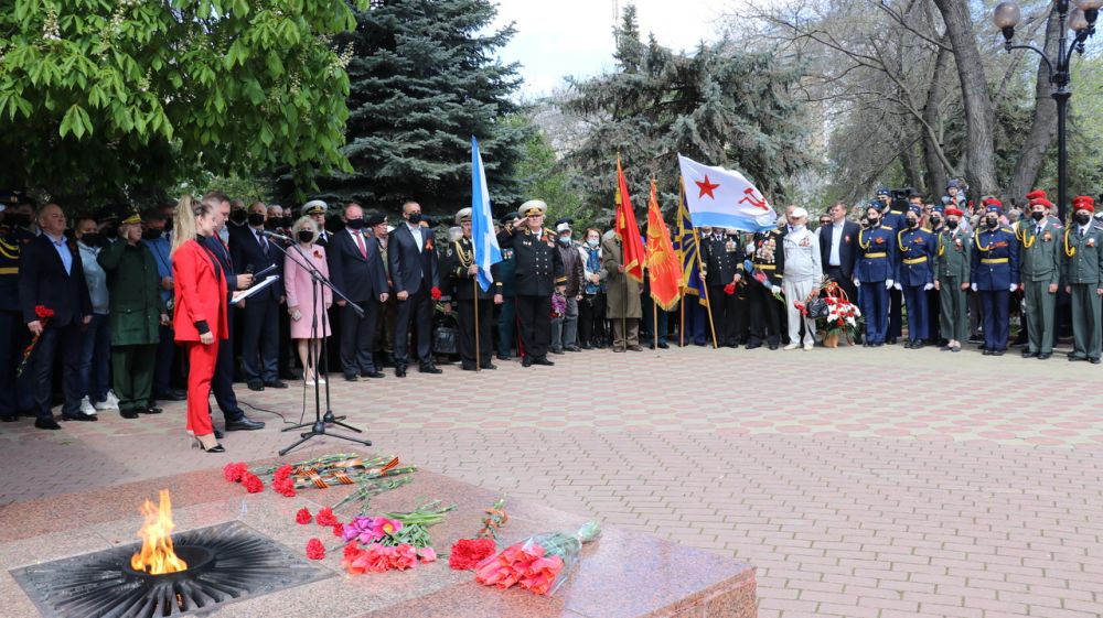 В Феодосии отмечают 76-годовщину Победы в Великой Отечественной войне