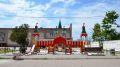 В селе Новосельское устанавливают детский игровой комплекс