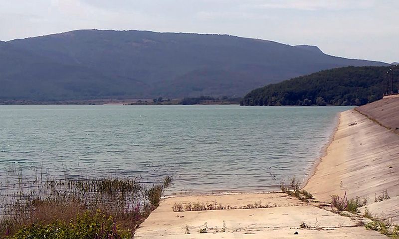 Объем воды в Чернореченском водохранилище ежедневно увеличивается