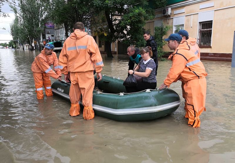 Из-за подтопления в Крыму введено чрезвычайное положение регионального уровня реагирования
