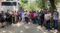 Нижнегорцы приняли участие в субботнике в Керчи