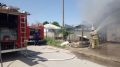 Крымские огнеборцы ликвидировали возгорание двух автомобилей в Ленинском районе