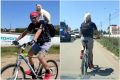 Кот-велосипедист в Симферополе умилил автолюбителей