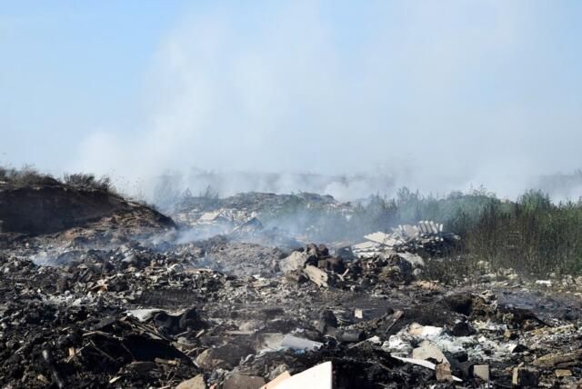 Пожар на евпаторийском полигоне ликвидируют за 5-6 дней