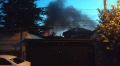 Жилой дом горит в микрорайоне Петровская балка в Симферополе