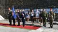 В ялтинском отделении ДОСААФ России впервые состоялась церемония прощания выпускников со знаменем
