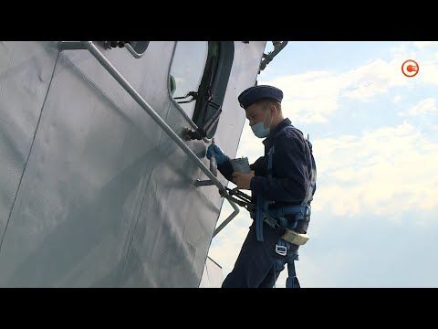 Как готовят корабли ко Дню ВМФ (СЮЖЕТ)