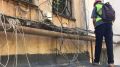В Симферополе начали очищать фасады от «паутины проводов»