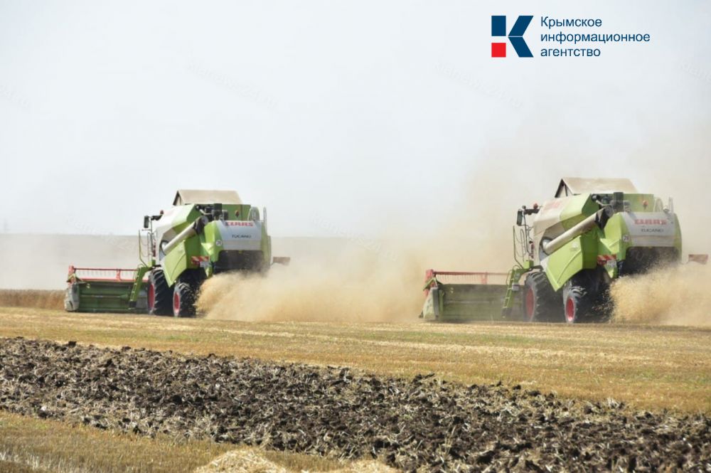 Крымские аграрии собрали миллион тон зерна