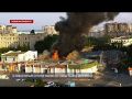 В Севастополе сгорел рынок на улице Тараса Шевченко