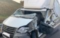 Фургон врезался в грузовик на трассе «Таврида» в Крыму