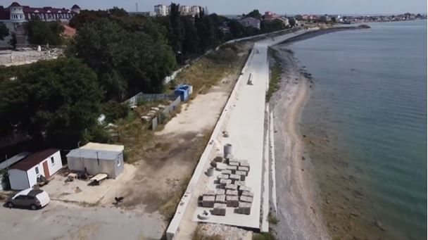 В Евпатории возобновят реконструкцию набережной им. Терешковой