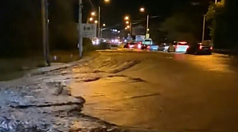 Движение на ялтинской трассе под Симферополем возобновлено после паводка