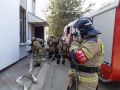 Крымские огнеборцы провели пожарно-тактическое учение в отделении полиции