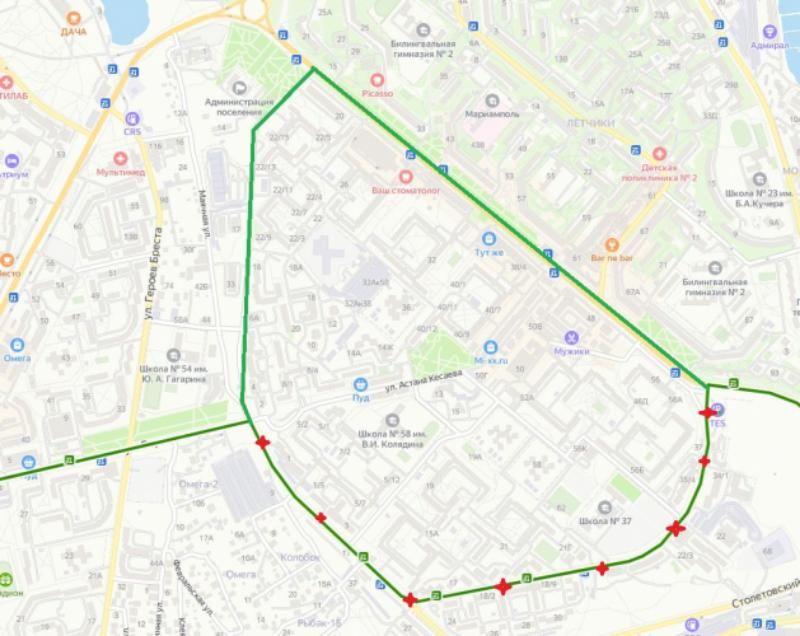 Схема движения общественного транспорта в севастополе