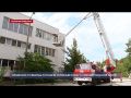 Крымские огнеборцы потушили условный пожар в симферопольской школе