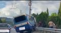 В районе Верхней Кутузовки под Алуштой рейсовый автобус влетел в отбойник