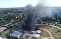 В Севастополе пожар уничтожил склад в районе Камышового шоссе