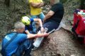 Крымские спасатели трижды за выходные помогали туристам в горах