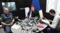 О прохождении пожароопасного сезона на полуострове в эфире радио «Спутник в Крыму»