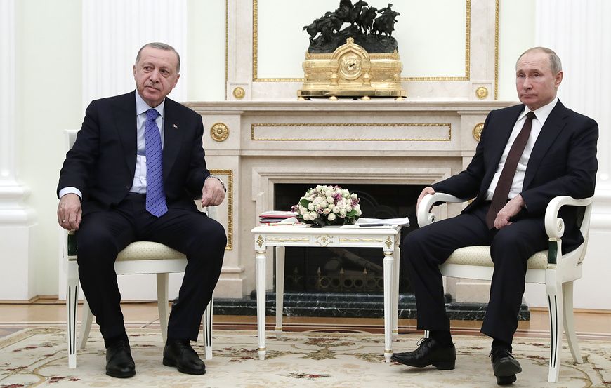 Путин и Эрдоган проведут первые с начала пандемии очные переговоры в Сочи