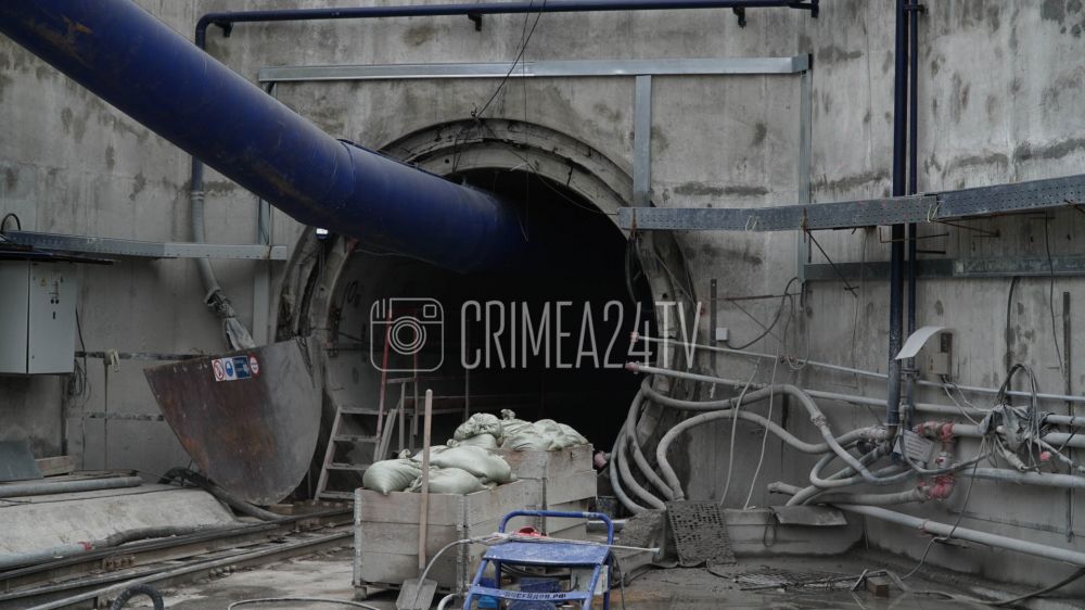 В Крыму активно реконструируют тоннельный водовод Южного берега Крыма