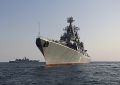 «Адмирал Григорович» и «Ладный» условно атаковали «Москву»
