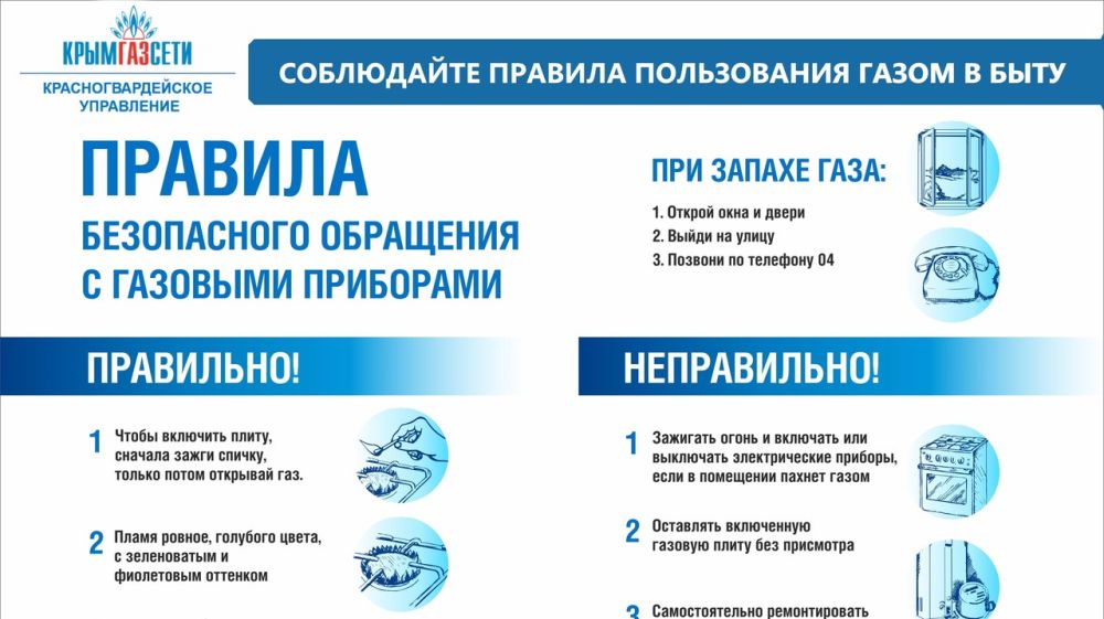 Крымгазсети»: действия при обнаружении утечки газа - Лента новостей Крыма