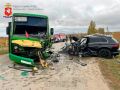 В Севастополе легковушка врезалась в автобус. Один человек погиб, пятеро госпитализированы