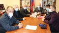 Владимир Сабивчак провёл совещание с главой администрации Новофёдоровского сельского поселения Сергеем Россоловским