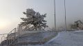 На Ай-Петри в Крыму выпал первый снег