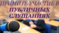 В Кировском районе назначены публичные слушания по проекту бюджета.