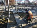 В Симферополе на площади имени Куйбышева уже завершаются работы по облицовке фонтана