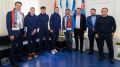 Первый заместитель министра спорта Республики Крым Сергей Гниздыло принял участие в неформальной встрече в штаб-квартире Крымского футбольного союза