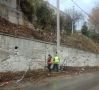 Начался капитальный ремонт подпорной стены по улице Академика Крылова