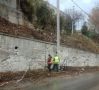Ремонт подпорной стены на улице Академика Крылова продлится до конца года