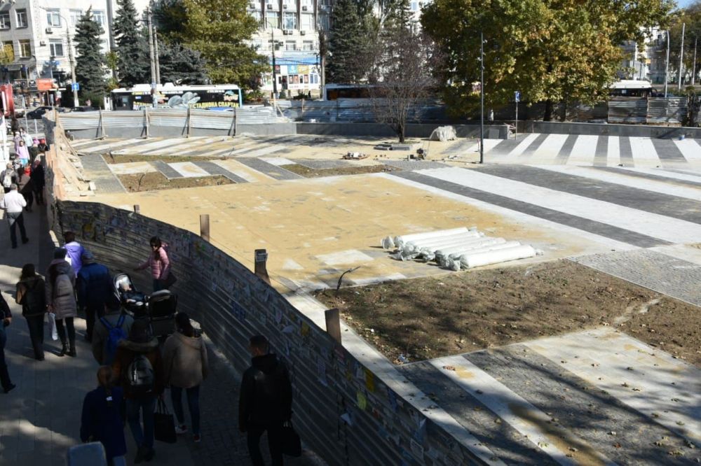 Площадь Куйбышева в Симферополе обещают сдать к 1 декабря