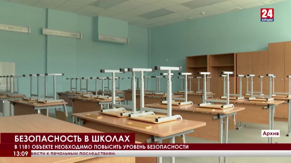 276 млн рублей направили на антитеррористическую безопасность в школах в Крыму