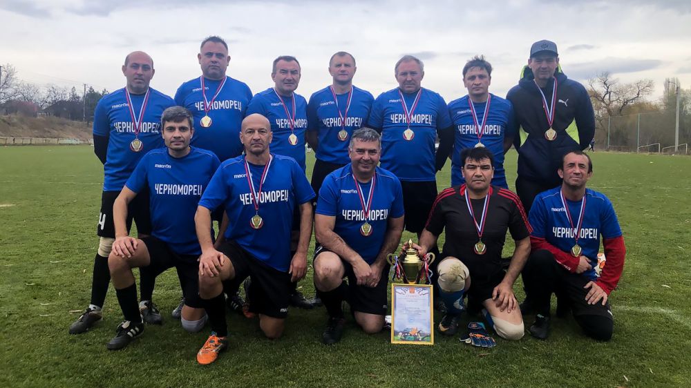 «Черноморец» стал победителем турнира по футболу 8х8 среди команд-ветеранов