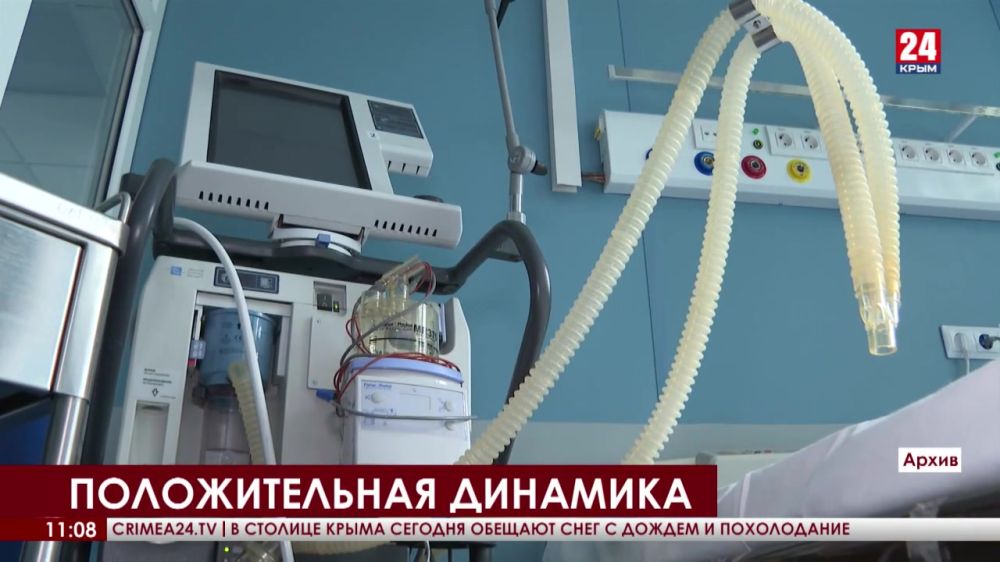 Количество пациентов требующих госпитализации в Крыму снижается