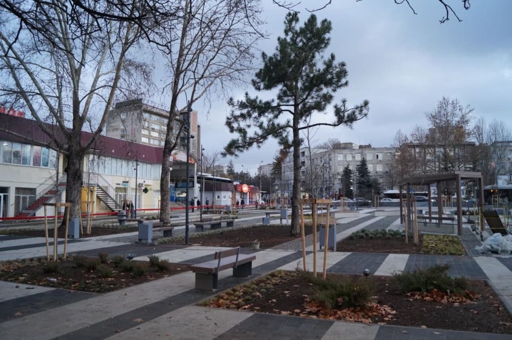 Из-за непогоды открытие площади Куйбышева в Симферополе перенесли