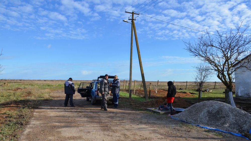 В селе Низовка завершился капитальный ремонт водопроводной сети