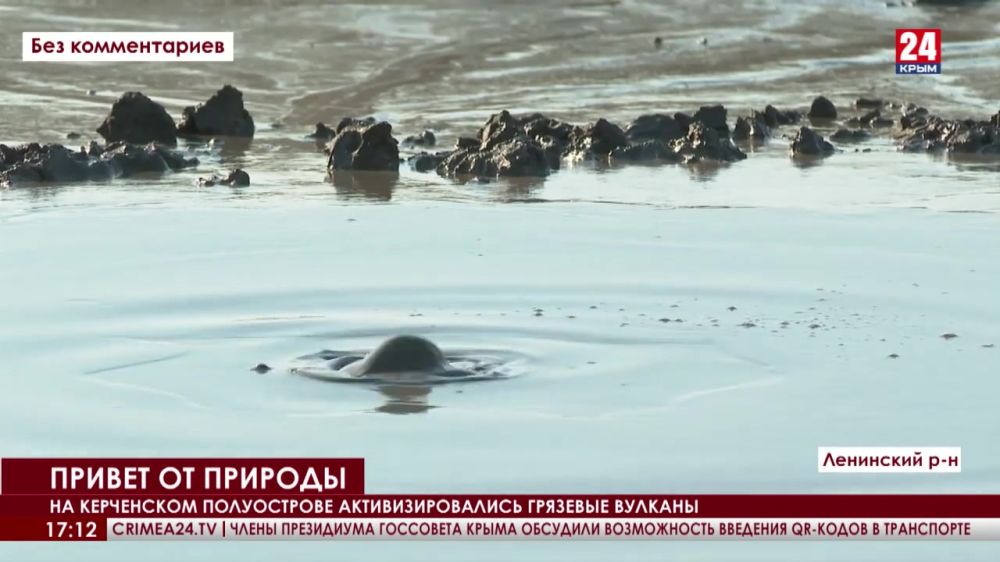 На Керченском полуострове активизировались грязевые вулканы