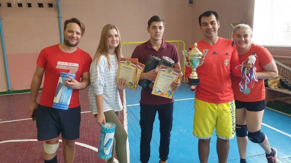 В Симферопольском районе прошло соревнование по волейболу