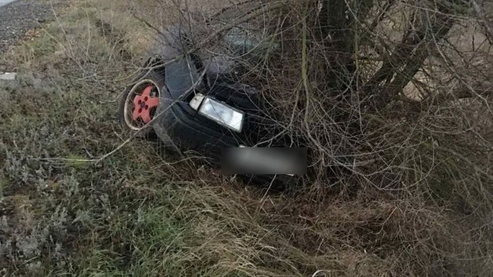 В Раздольненском районе Крыма в ДТП погибли водитель и пассажир