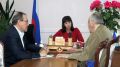Татьяна Манежина провела рабочую встречу с президентом Евразийской академии телевидения и радио Валерием Рузиным