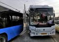 В Севастополе при столкновении троллейбуса и автобуса пострадали дети