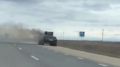 В Крыму на трассе «Таврида» загорелся бронетранспортер